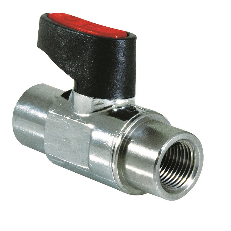 Zawór kulowy gw. 1/8'' czer. BVC1F18R