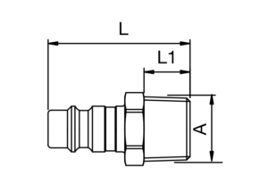 schemat gwintu seria 25SFAK__SXZ